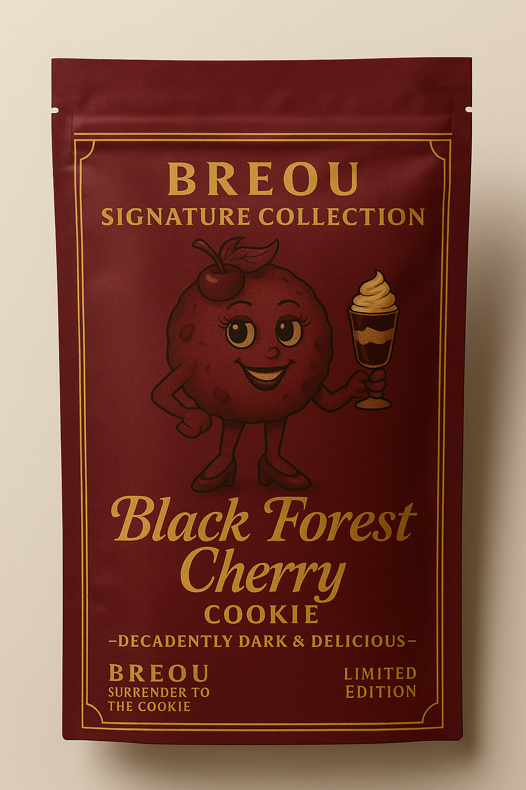 BLACK FOREST CHERRY GIANT COOKIES -2 Pack