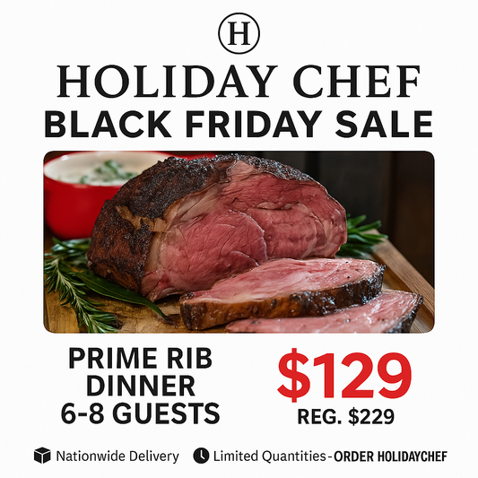 COMPLETE HOLIDAY PRIME RIB FEAST for 6