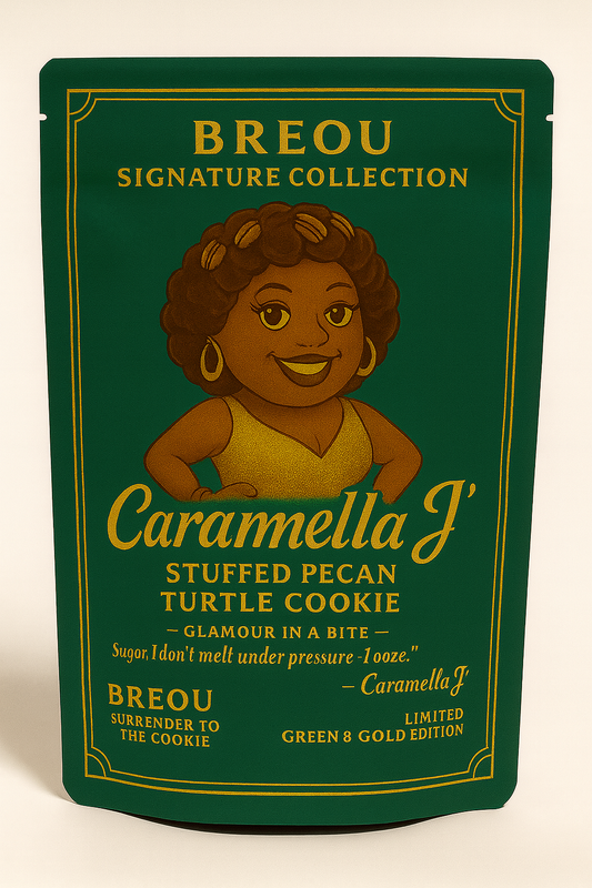 STUFFED CARAMEL PECAN GIANT COOKIES -2 Pack