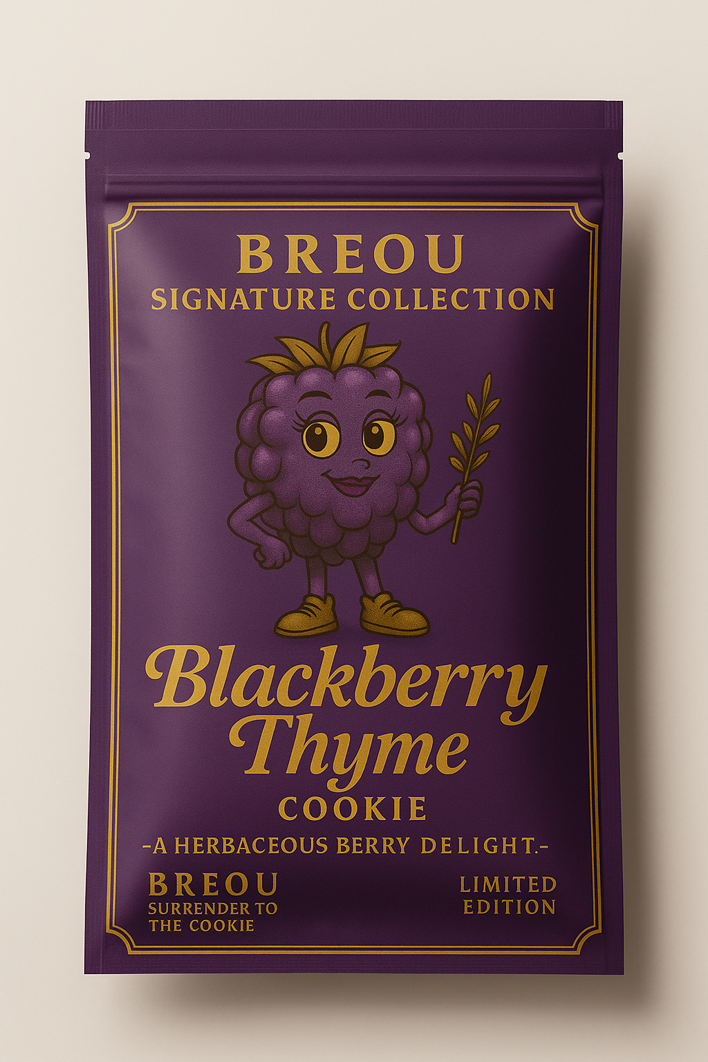 BLACKBERRY THYME GIANT COOKIES -2 Pack
