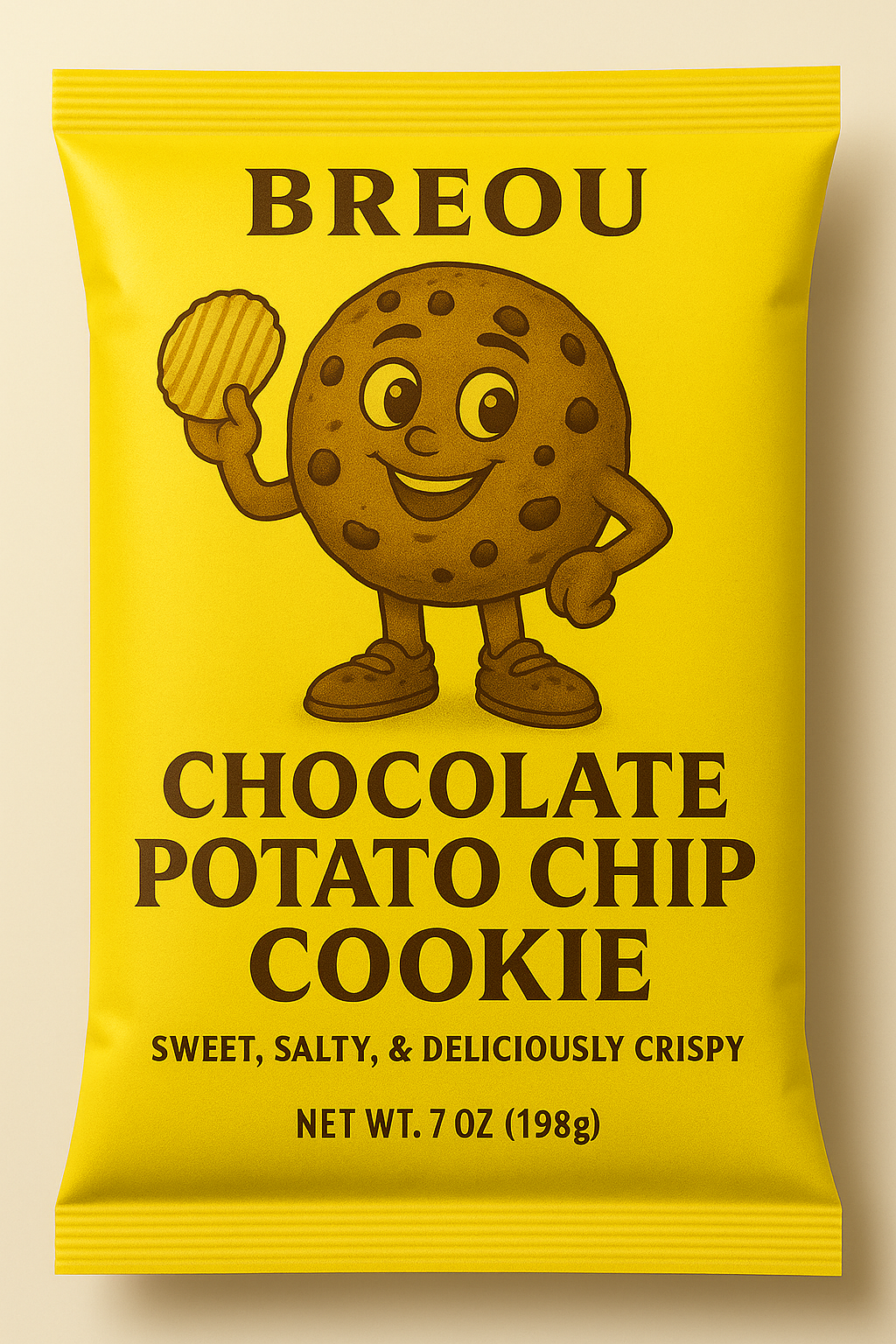 CHOCOLATE POTATO CHIP GIANT COOKIES -2 Pack