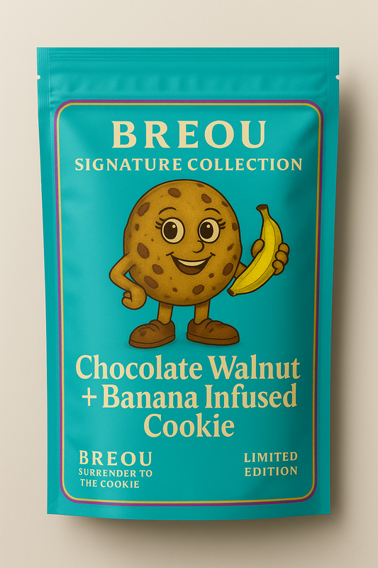CHOCOLATE WALNUT BANANA GIANT COOKIES -2 Pack