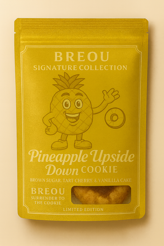 PINEAPPLE UPSIDE DOWN GIANT COOKIES -2 Pack