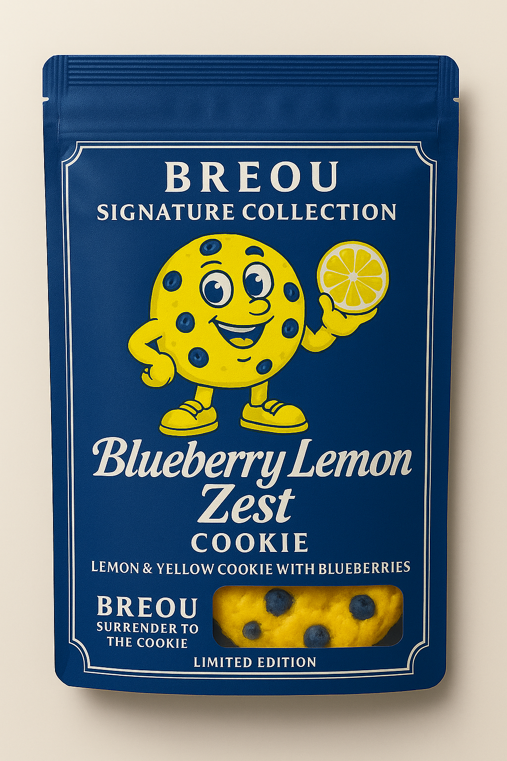 BLUEBERRY LEMON ZEST GIANT COOKIES -2 Pack