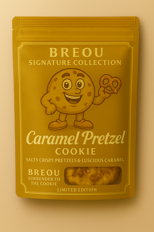 CARAMEL PRETZEL GIANT COOKIES -2 Pack