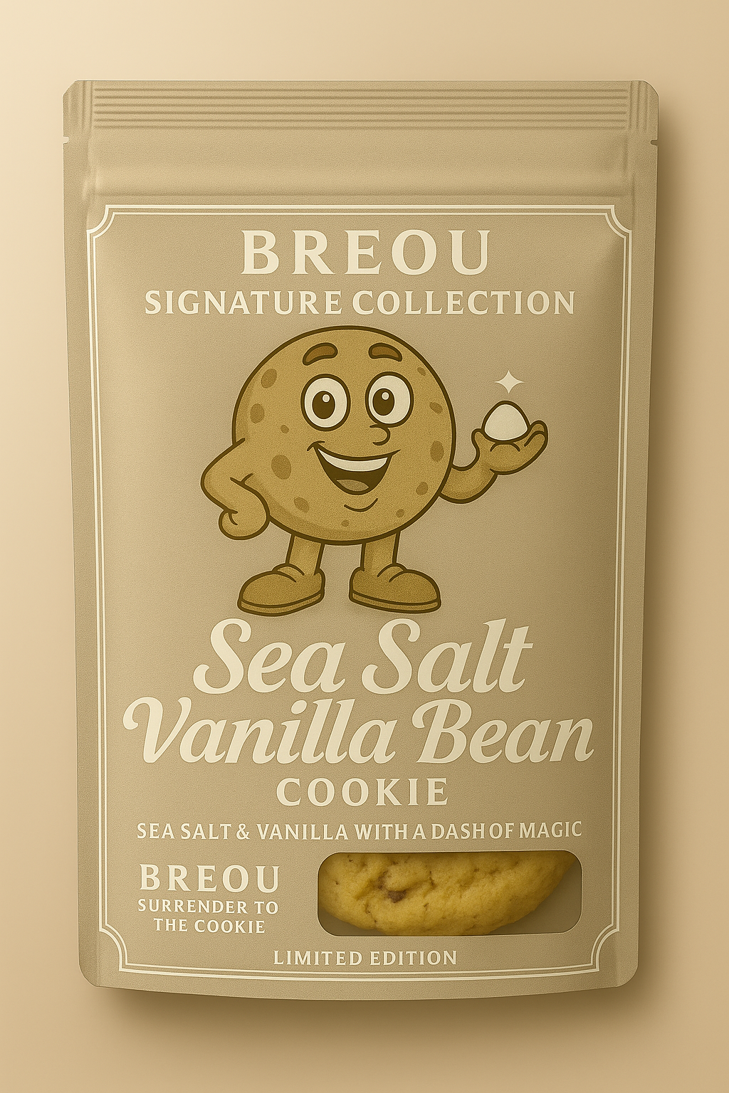 SEA SALT VANILLA GIANT COOKIES -2 Pack