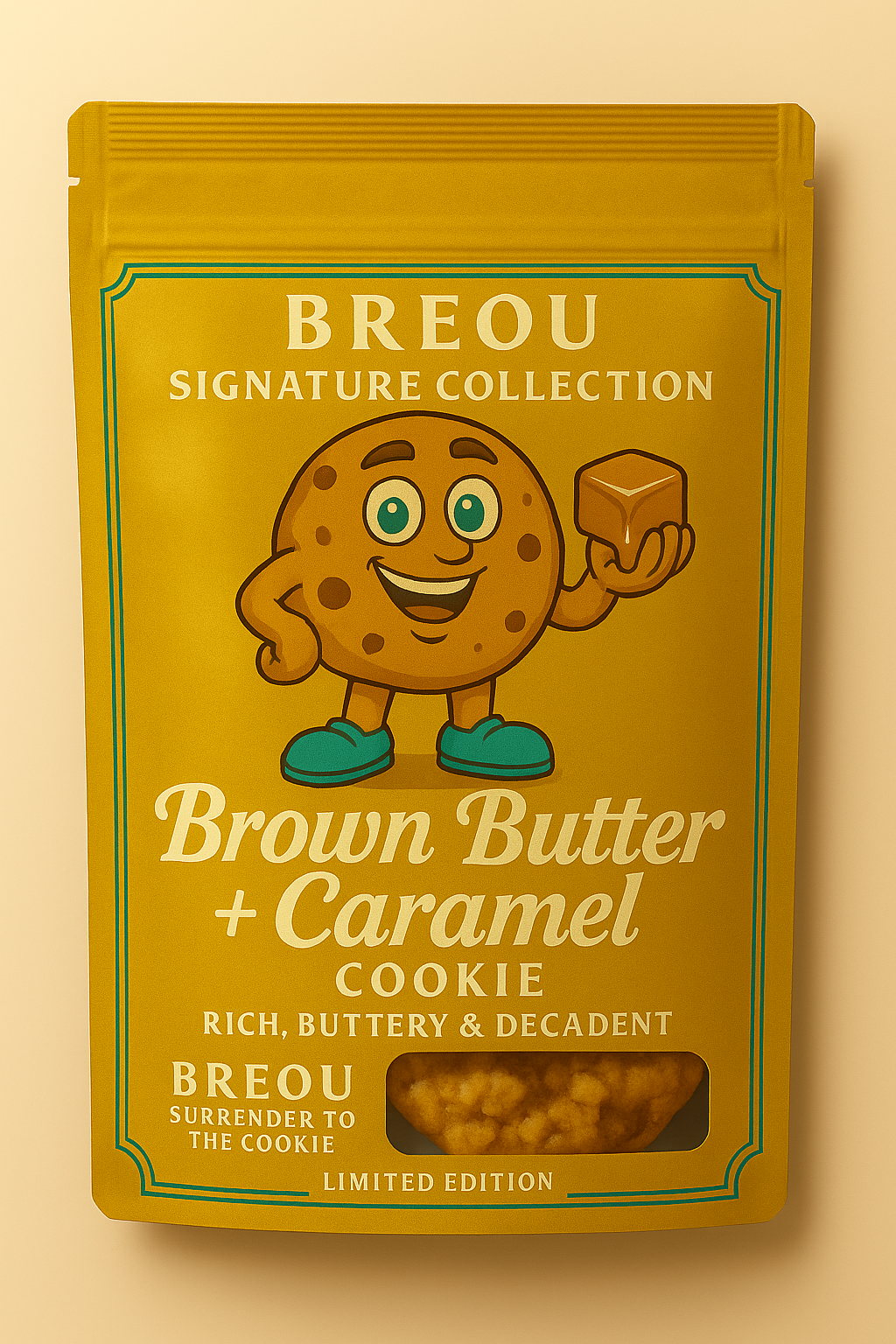 BROWN BUTTER CARAMEL GIANT COOKIES -2 Pack